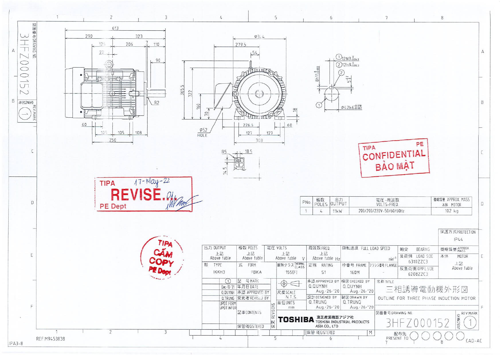 Dong-Co-Dien-TOSHIBA-IE3-11KW-4-Cuc-Chan-De