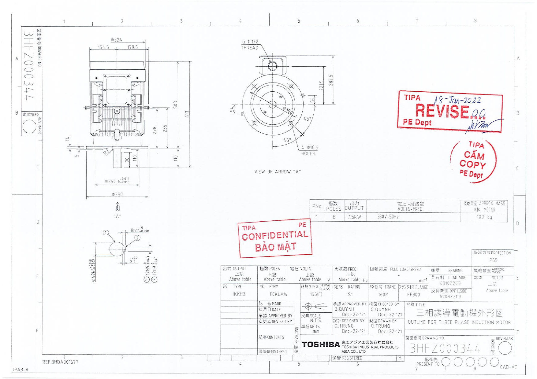 Dong-Co-Dien-TOSHIBA-IE3-7.5KW-6-Cuc-Mat-Bich